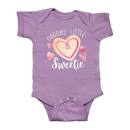 

Inktastic Daddy s Little Sweetie with Pink Heart Cookie Gift Baby Boy or Baby Girl Bodysuit