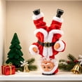 thumbnail image 5 of Christmas Santa Claus Figurine, Electric Rotating Handstand Santa, Funny Upside Down Santa Table Decor, Indoor Christmas Decorations Xmas Decor by MPOISVA, 5 of 9