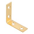 thumbnail image 1 of 1.5 x 0.62 in. Inside Corner Brace, Solid Brass, 1 of 1