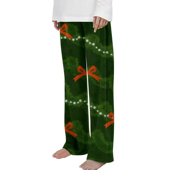 Stylish Flannel Casual Plaid Thermal Pants for Both Boys and Girls