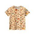 thumbnail image 4 of Cute Tops for Kids Girls Size 9-10 Short Sleeve Funny Animal Graphic Big Sister Outfit Tee Tops Summer Trendy Kids Shirts Crew Neck T-Shirts Khaki, 4 of 5