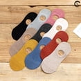 thumbnail image 1 of Spring and Summer Draw Solid Color Invisible Socks Kids Silicone Non-Slip Short Socks Boat Socks, 1 of 5