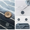thumbnail image 3 of Cotton Duvet Cover Queen Size Pinstriped Comforter Cover with Button Washed Cotton Breathable Soft Solid Bedding Set Duvet Cover ×in & Pillowcases (NO Comforter), 3 of 8