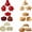 A+B+C, variant on Food Grade ABS Non Stick Mini Hand Pie Mold Set, Christmas Snowflake Mitt Tree Shapes Baking Molds For Holiday Party Potluck Desserts (A+B+C)