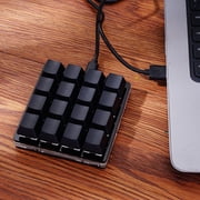 16-key Black Keypad Mechanical Keyboard Custom Shortcut Programmable NL1 Y7T7