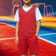 thumbnail image 2 of Odeerbi Niños Niñas Rápido Seco Uniforme de Baloncesto 2 En 1 Estilo Camiseta Shorts Ropa Deportiva Transpirable Conjunto Atlético Para 2-13 Años, 2 of 9