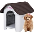 thumbnail image 1 of Casa Para Perro Q Perrón Para Raza Chica Con Piso Elevado Color Café, 1 of 5