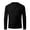 Black, variant on Sweatshirt for Sales Today Solid Crewneck Pullover Sweater Mens Solid Color Long Sleeve Dress Shirts Mens Pullover Sweaters Dressy Men's Sweatshirt Pullover