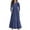 Dark Blue, variant on YOUYEDIAN Dresses for Kids Girls Petite Long Sleeve Long Dress Fall Flowy Tutu Dresses Casual Cotton Dresses Black 10-11 Years