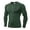 Dark Green, variant on Men's Velvet Fitness Tee for Daily Wear and Training Craft Performance Top with Stretch and Breathable Men's Loose Fit Shirts