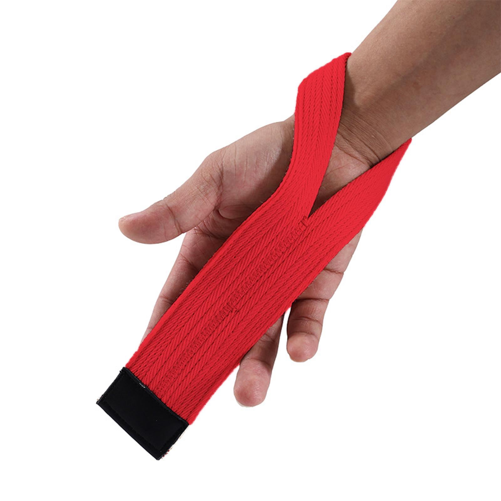 harayaa 4xWeight Lifting Straps Fitness Accessories for Weightlifting Red 4 Pcs