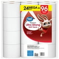 Great Value Ultra Strong Toilet Paper, 24 Mega Rolls
