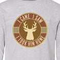 thumbnail image 4 of Inktastic Deer Hunting I Came I Saw I Took Him Home Long Sleeve Youth T-Shirt, 4 of 5