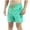 Mint Green, variant on Men's Summer Shorts Waterproof Casual Beach Shorts Quick Dry Sports Shorts with Zipper Pockets
