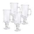 thumbnail image 1 of Juego De 4 Tazas, Copas De Vidrio Para Capuchino Cafe Color Blanco, 1 of 3