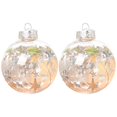 thumbnail image 2 of 2Pcs Christmas Tree Ball Hollow Transparent Glitter Star Rattan Red Fruits Scene Layout Plastic  Party Decor  Ball Pendant Party Supplies Style F 6 cm, 2 of 13