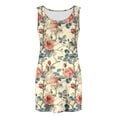 thumbnail image 4 of Aimik Women's Fashion Floral Print Plus Size Tank Top Casual Loose Comfortable Sleeveless Summer Tops for Ladies, 4 of 6