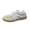 Yellow, variant on Women's Fashionable Lace Up Low Top Casual Flat Sneakers, Comfortable Sports Walking Shoes for Daily Wear, Female Round Toe Shoes