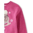 thumbnail image 3 of The Children's Place Girls Sequin Graphic Sweater with Long Sleeves, Sizes XS-XXL, 3 of 3
