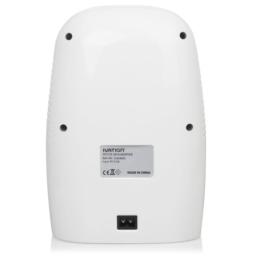 Ivation DehumMini 0.5 Pints 120 sq ft Dehumidifier in White - Removable