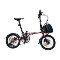 Origami Lotus 9-speed chromoly folding bike with hydraulic disc brakes