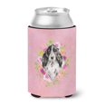 thumbnail image 1 of ""Caroline'S Treasures Black Parti Cocker Spaniel Flores Rosadas Lata O Botella Hugger Bebidas Frías-Koozies 12 Oz Multicolor"", 1 of 1