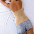 thumbnail image 6 of ZyeKqe Tank Tops for Women Casual Sleeveless Spaghetti Strap Going out Tops Slim Fitted Built in Bra Basic Crop Shirts, 6 of 8