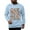 2230Light Blue583, variant on VNKIDY Men Thanksgiving Themed Sweatshirt Comfortable Crewneck Printed Casual Pullover Autumn Winter Gatherings Fashion Everyday Wear Fabric Construction Male Long Sleeve Streetwear Holiday