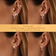 thumbnail image 3 of VEEDOFA Small Gold Hoop Earrings Set for Women, 14K Gold Plated Sterling Silver Hypoallergenic, Trendy Jewelry Gift, 3 of 7