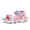 X4 Red, variant on Ticikt Kids EVA Sport Sandals, Lightweight Adjustable Strap Outdoor Beach Shoes, Girls Color Block Princess Style Summer Sandals