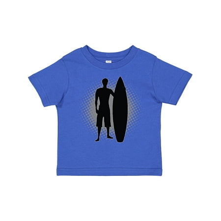 

Inktastic Surfing Retro Vintage Surfer Silhouette Halftone Gift Toddler Boy Girl T-Shirt