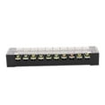 thumbnail image 3 of 2 Pcs 10 Position Barrier Block Terminal Strip Wire Connector TB1510 600V 15A, 3 of 3