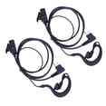 thumbnail image 2 of 10 Uds. Auricular de 2 pines micrófono PTT para Motorola CB Radio CP88 CP040 CP100, 2 of 3