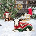 thumbnail image 6 of Christmas Chicken Outdoor Decorations, Christmas Yard Sign with Stakes, Cat Animal Garden Stakes Yard Art for Ground Yard Lawn Porch Sidewalk Xmas Winter Holiday Decorations, 6 of 7