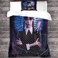 thumbnail image 1 of Unique Fashion Wednesday Addams D Printed Duvet Cover Sets, Soft Hypoallergenic Microfiber Bedding Set With Wednesday Addams, For Adults Teens In 135*, 1 of 5