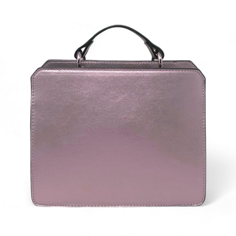 Steve Madden Womens Metallic Bevelyn Bag Pink Metallic