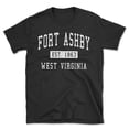 thumbnail image 1 of Fort Ashby West Virginia Classic Established Men's Cotton T-Shirt, 1 of 1