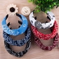thumbnail image 2 of 6 Piezas Diadema con Nudo Superior Diademas Boho de Paisley Diademas con Nudo Cruzado Vintage Diadema con Nudo Retorcido Diadema Ancha Compatible con Mujeres y Niñas, 2 of 5