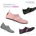 thumbnail image 4 of FITKICKS Live Well Active Footwear Quick Dry Foldable Water Shoes, Heathered Light Pink (Women's), 4 of 9