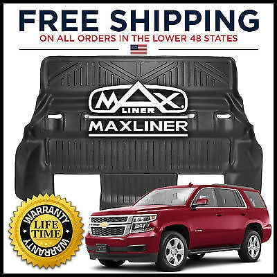 Maxliner 3rd Row All Weather Floor Mat Black 2015 2019 Chevy Tahoe Gmc Yukon