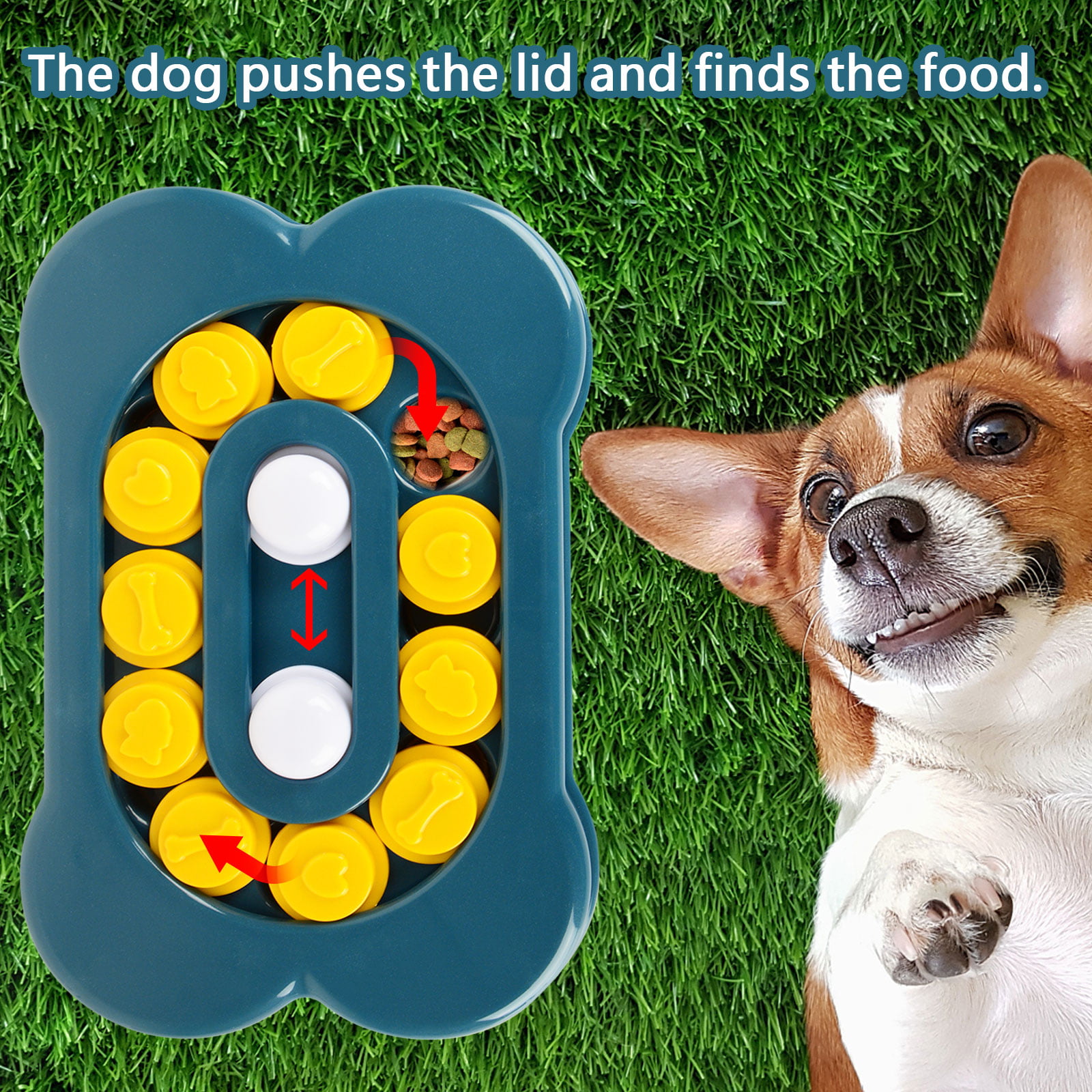 HIPPIH Interactive Dog Toys for Puppies 2 Pack, Dog Puzzle Toys