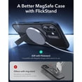 thumbnail image 3 of Funda ESR para iPhone 16 Plus con soporte MagSafe negra, 3 of 8