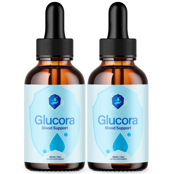 Glucora Advanced Formula Drops Natural Support Supplement 60 Servings