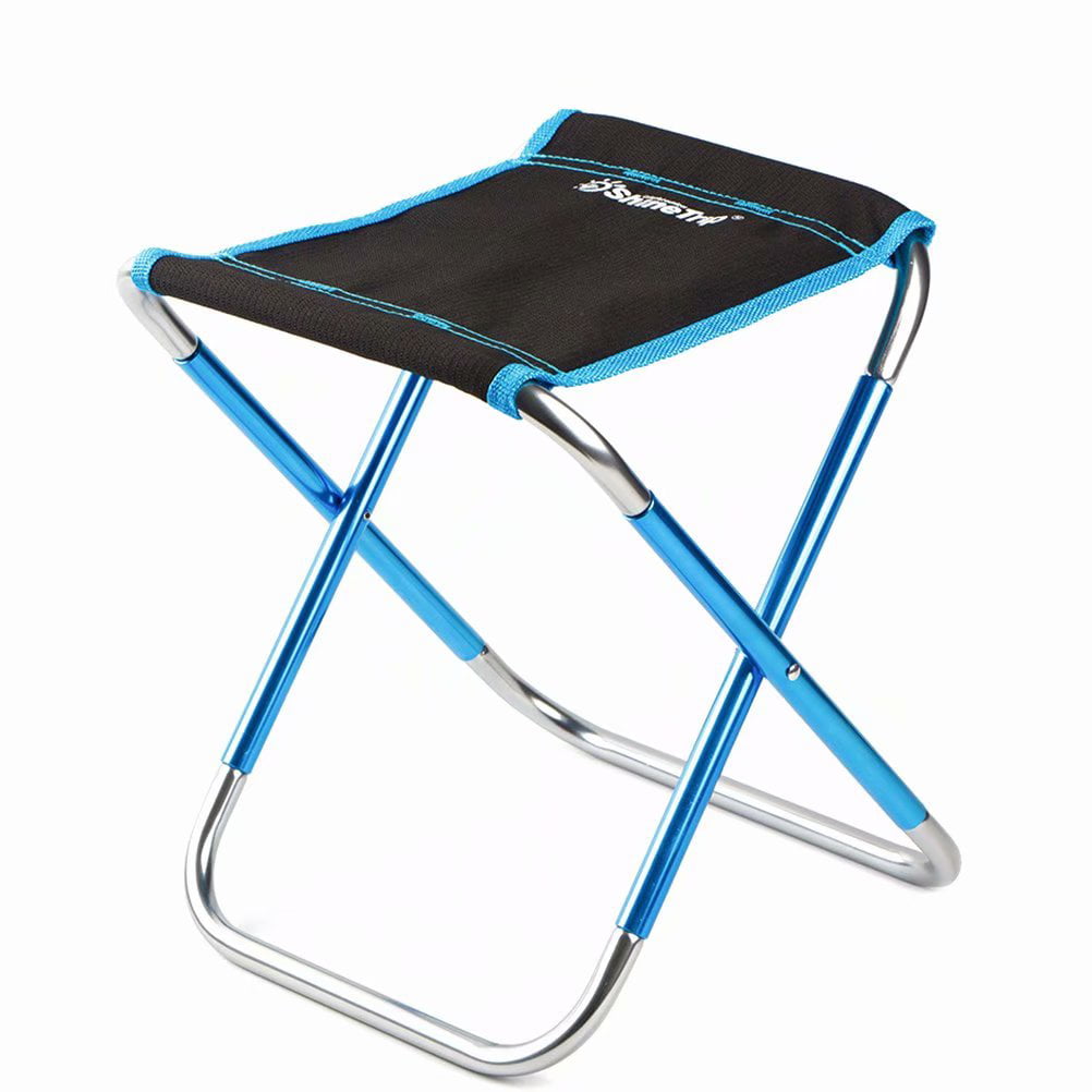 Garden Travel Lightweight Camping Stool KOLODOGO Portable Folding Camping Stool Hiking BBQ Large Size Foldable Outdoor Chair for Camping Beach Fishing 