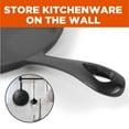 thumbnail image 3 of Commercial Chef Round Cast Iron Griddle Pan 3-Piece Set – 8-inch, 10-inch, and 12-inch - Pre-seasoned Griddle Cast Iron Cookware, 3 of 4