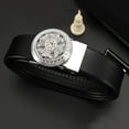 thumbnail image 4 of CSChome Ceinture Homme Rotative Boucle Automatique Réglable Ceinture Homme en Faux Cuir Accessoires de Mode, 4 of 7