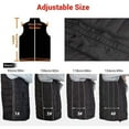 thumbnail image 6 of Heated Vest, Unisex Heated Clothing for men women, Lightweight USB Electric Heated Jacket with 3 Heating Levels, 6 Heating Zones, Adjustable Size for Hiking (Battery Pack Not Included), 6 of 7