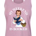 thumbnail image 3 of Disney Princess - Belle My Weekend Is Booked - Women's Racerback Tank Top, 3 of 5