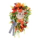 thumbnail image 5 of Guirnaldas de otoño para decoración de pared de puerta delantera, accesorio de foto, corona de puerta de fiesta, 5 of 9