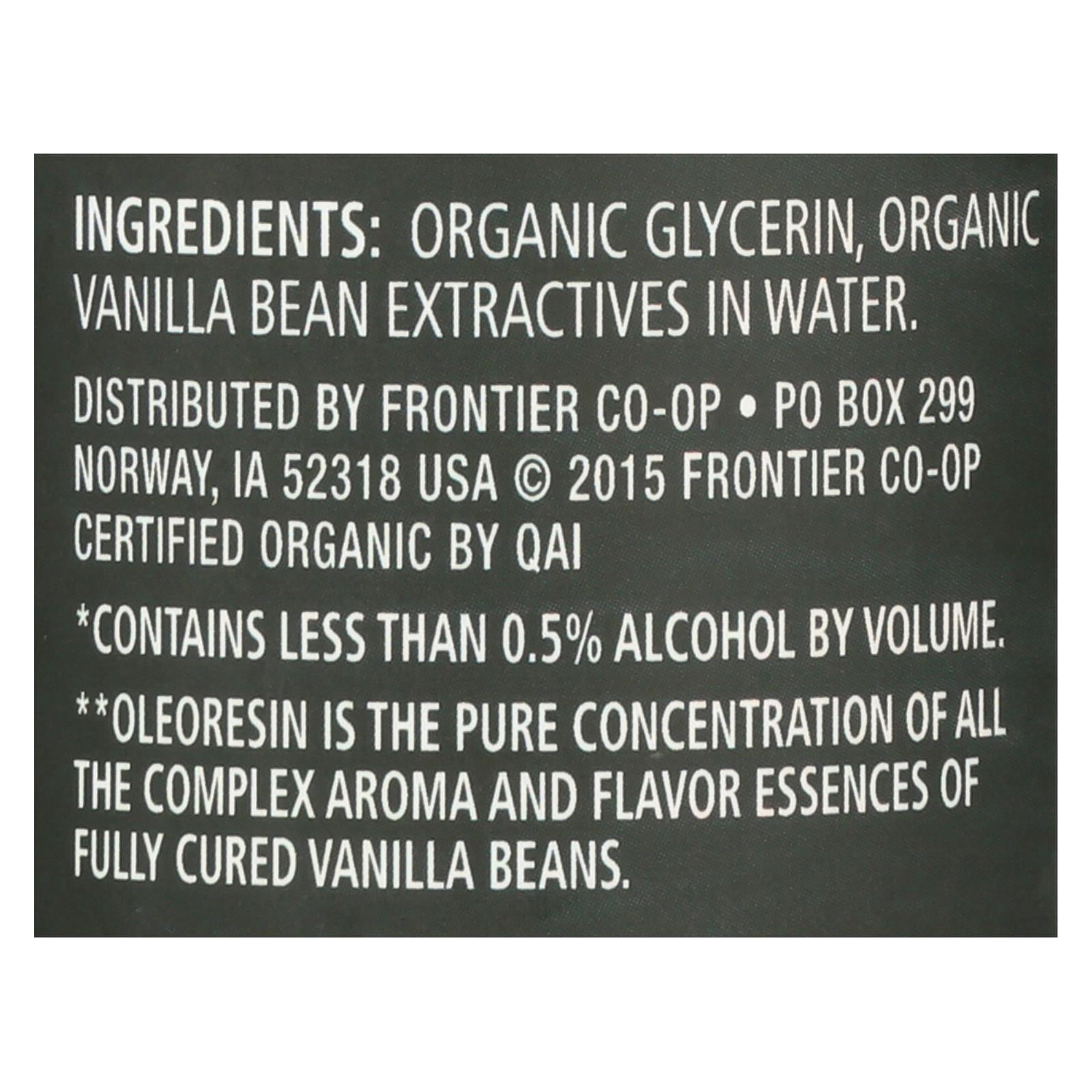 Frontier Herbs Vanilla Flavor 4 oz (Pack of 2)